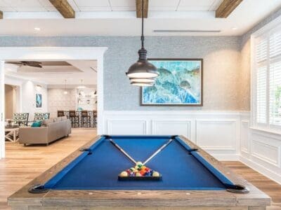 billiards table