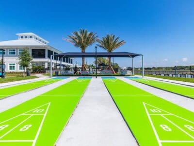 shuffleboard court